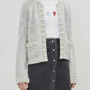 Brand new Maje Pearl Cardigan Sz 3 Perfect for the this weather!